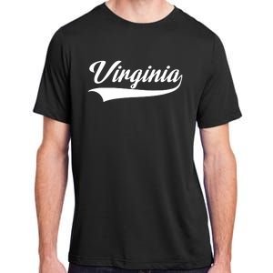 Virginia Va Throwback Design Classic Adult ChromaSoft Performance T-Shirt