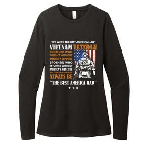 Vietnam Veteran The Best America Had Proud Cute Gift Womens CVC Long Sleeve Shirt