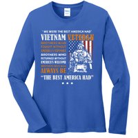 Vietnam Veteran The Best America Had Proud Cute Gift Ladies Long Sleeve Shirt