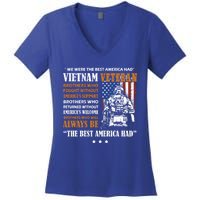 Vietnam Veteran The Best America Had Proud Cute Gift Women's V-Neck T-Shirt