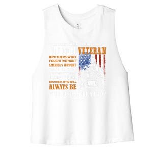 Vietnam Veteran The Best America Had Proud Cute Gift Women's Racerback Cropped Tank