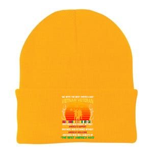 Vietnam Veteran The Best America Had Proud Gift Knit Cap Winter Beanie