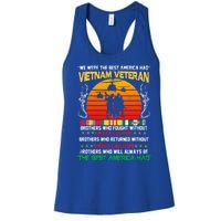 Vietnam Veteran The Best America Had Proud Gift Women's Racerback Tank