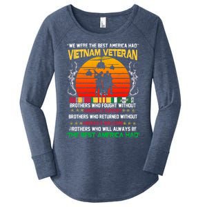 Vietnam Veteran The Best America Had Proud Gift Women's Perfect Tri Tunic Long Sleeve Shirt