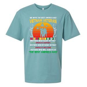 Vietnam Veteran The Best America Had Proud Gift Sueded Cloud Jersey T-Shirt