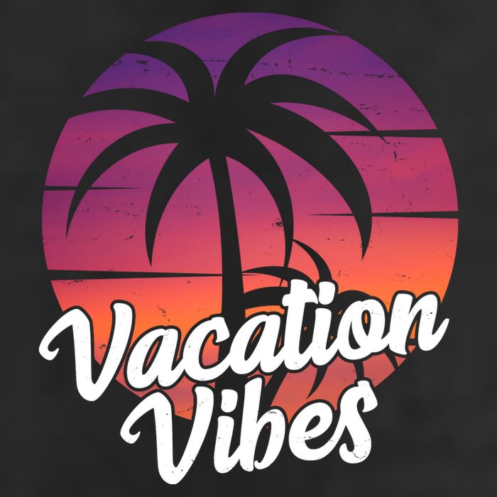 Vacation Vibes Tropical Retro Sunset 11oz C Handle Ceramic Mug