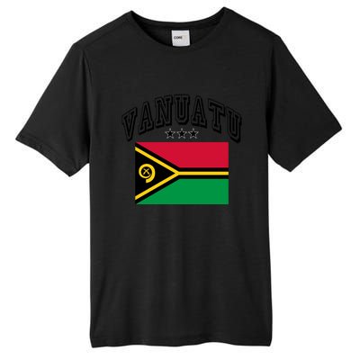 Vanuatu Vintage Throwback Flag Souvenir Gift Tall Fusion ChromaSoft Performance T-Shirt