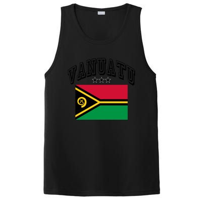 Vanuatu Vintage Throwback Flag Souvenir Gift PosiCharge Competitor Tank