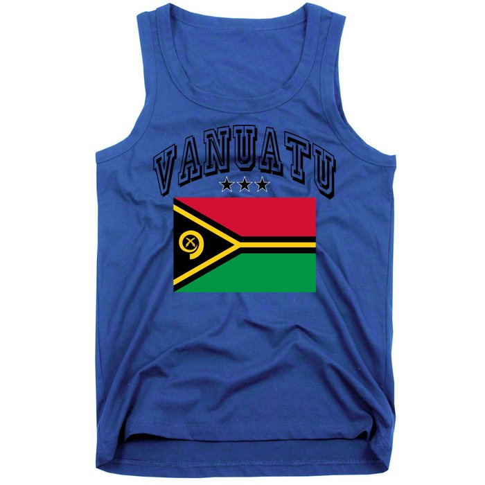 Vanuatu Vintage Throwback Flag Souvenir Gift Tank Top