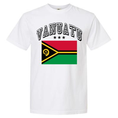 Vanuatu Vintage Throwback Flag Souvenir Gift Garment-Dyed Heavyweight T-Shirt