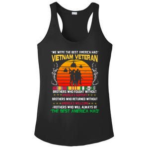 Vietnam Veteran The Best America Had Proud Gift Ladies PosiCharge Competitor Racerback Tank