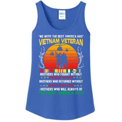 Vietnam Veteran The Best America Had Proud Gift Ladies Essential Tank