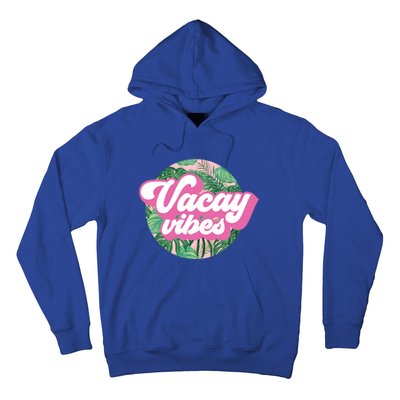 Vacay Vibes Tropical Palm Leaf Graphic Gift Hoodie