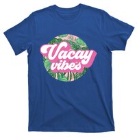 Vacay Vibes Tropical Palm Leaf Graphic Gift T-Shirt