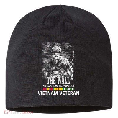 Vietnam Veteran The Wall All Gave Some 58479 Gave All Sustainable Beanie