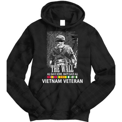 Vietnam Veteran The Wall All Gave Some 58479 Gave All Tie Dye Hoodie