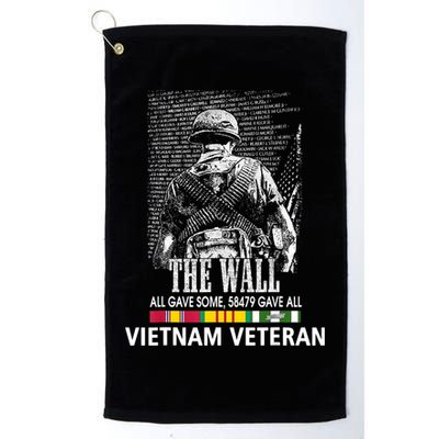 Vietnam Veteran The Wall All Gave Some 58479 Gave All Golf Towel