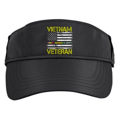 Vietnam Veteran USA Flag Ribbon Gift Adult Drive Performance Visor
