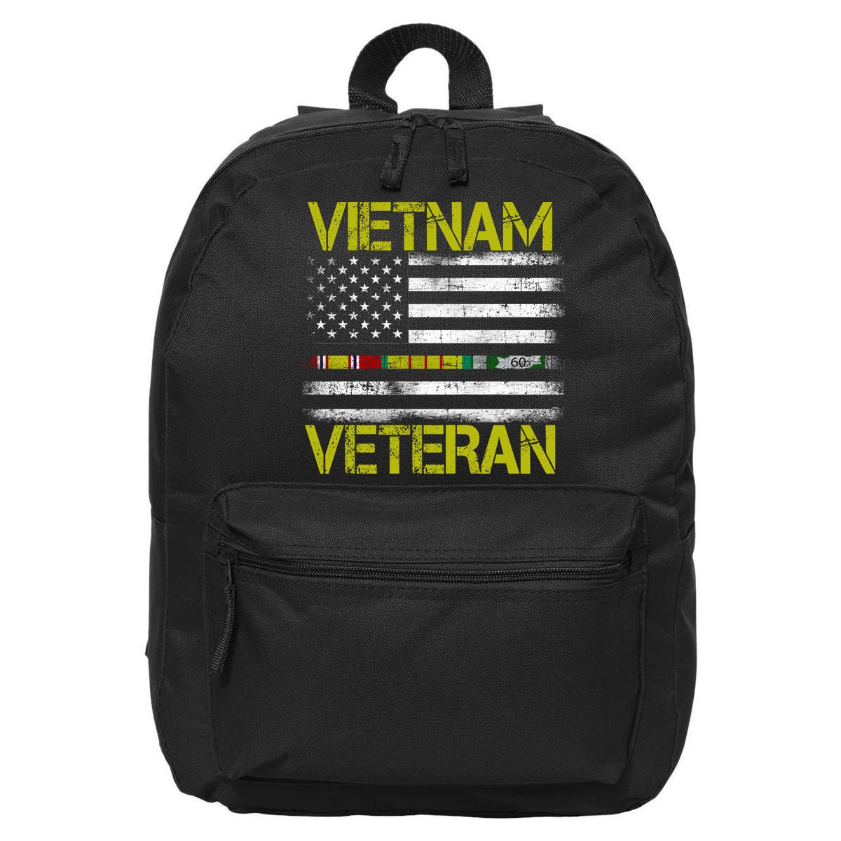 Vietnam Veteran USA Flag Ribbon Gift 16 in Basic Backpack