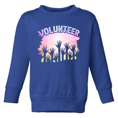 Volunteer Volunteering Unpaid Volunteers Job Gift Toddler Sweatshirt