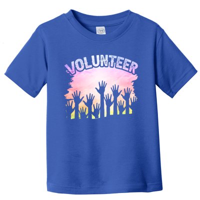 Volunteer Volunteering Unpaid Volunteers Job Gift Toddler T-Shirt