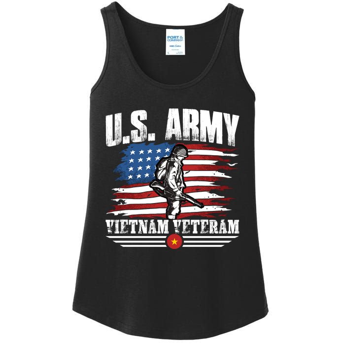 Vietnam Veteran U.S. Army Vet Ladies Essential Tank