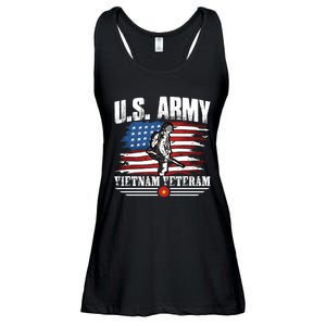 Vietnam Veteran U.S. Army Vet Ladies Essential Flowy Tank