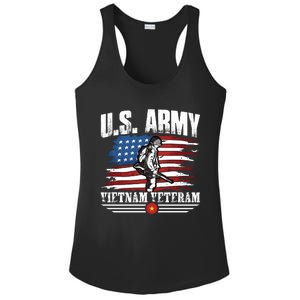 Vietnam Veteran U.S. Army Vet Ladies PosiCharge Competitor Racerback Tank