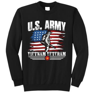 Vietnam Veteran U.S. Army Vet Tall Sweatshirt