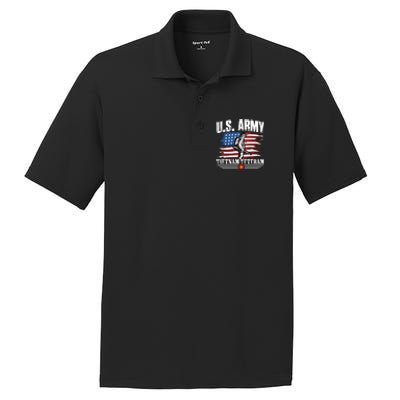 Vietnam Veteran U.S. Army Vet PosiCharge RacerMesh Polo