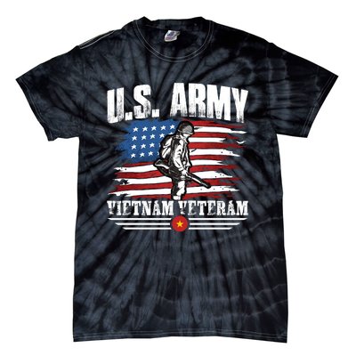 Vietnam Veteran U.S. Army Vet Tie-Dye T-Shirt