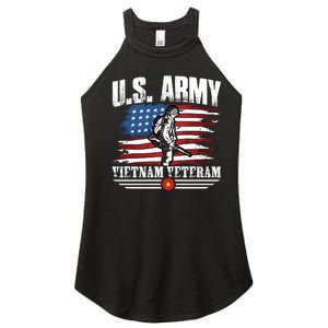 Vietnam Veteran U.S. Army Vet Women's Perfect Tri Rocker Tank