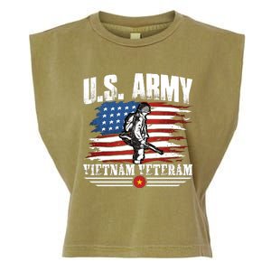 Vietnam Veteran U.S. Army Vet Garment-Dyed Women's Muscle Tee