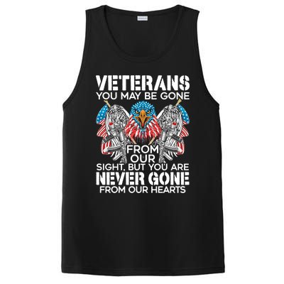 Veterans Vet Usa Flag American Military Memorial Day Gift PosiCharge Competitor Tank