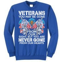 Veterans Vet Usa Flag American Military Memorial Day Gift Tall Sweatshirt