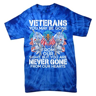 Veterans Vet Usa Flag American Military Memorial Day Gift Tie-Dye T-Shirt