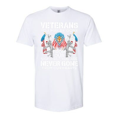 Veterans Vet Usa Flag American Military Memorial Day Gift Softstyle CVC T-Shirt