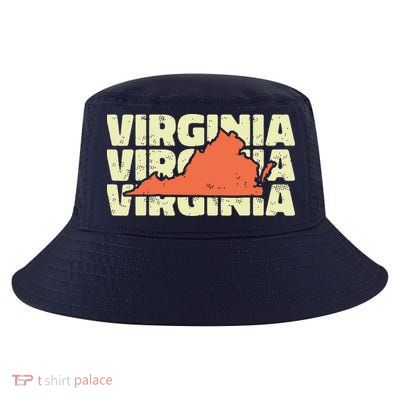 Vintage Virginia Usa State Cool Comfort Performance Bucket Hat
