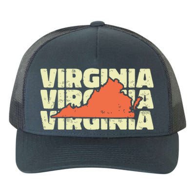 Vintage Virginia Usa State Yupoong Adult 5-Panel Trucker Hat