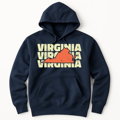 Vintage Virginia Usa State Hoodie