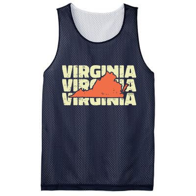 Vintage Virginia Usa State Mesh Reversible Basketball Jersey Tank