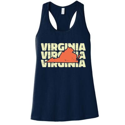 Vintage Virginia Usa State Womens Tank Top