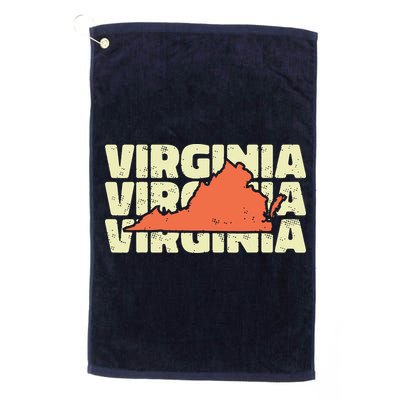 Vintage Virginia Usa State Golf Towel