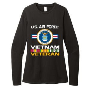 Vietnam Veteran USA Flag Vietnam Vet Flag Womens CVC Long Sleeve Shirt