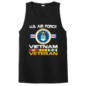 Vietnam Veteran USA Flag Vietnam Vet Flag PosiCharge Competitor Tank