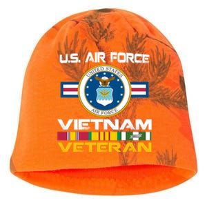 Vietnam Veteran USA Flag Vietnam Vet Flag Kati - Camo Knit Beanie