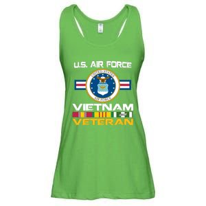 Vietnam Veteran USA Flag Vietnam Vet Flag Ladies Essential Flowy Tank