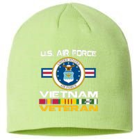 Vietnam Veteran USA Flag Vietnam Vet Flag Sustainable Beanie