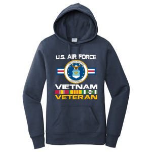 Vietnam Veteran USA Flag Vietnam Vet Flag Women's Pullover Hoodie