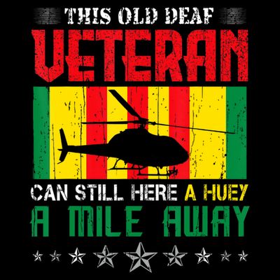 Vietnam Veteran Uh1 Huey Helicopter T-Shirt